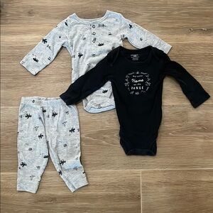 Carters Western Outfit Set 3 pc